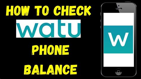 how to check watu credit balance.